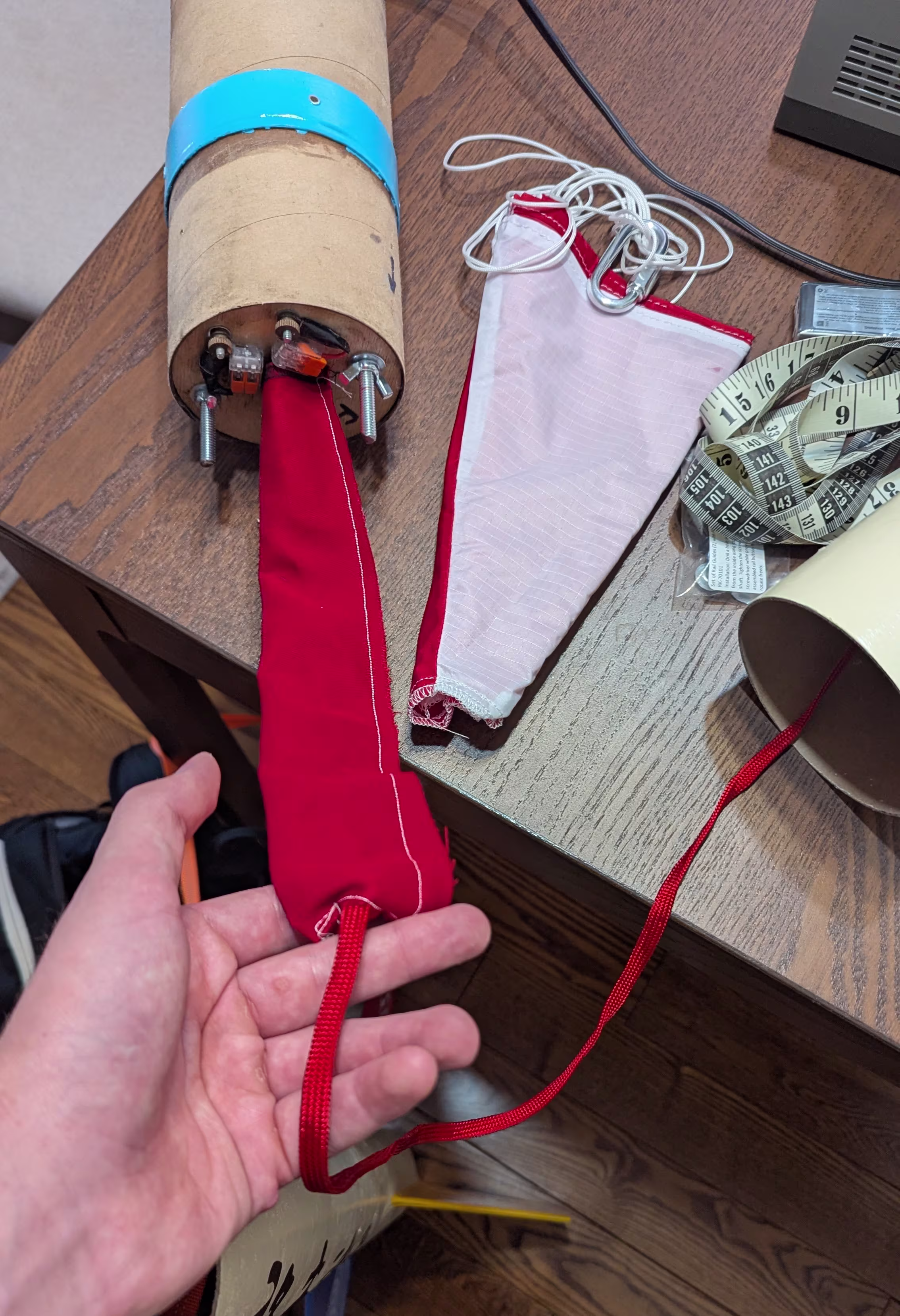 Sewn shock cord protector